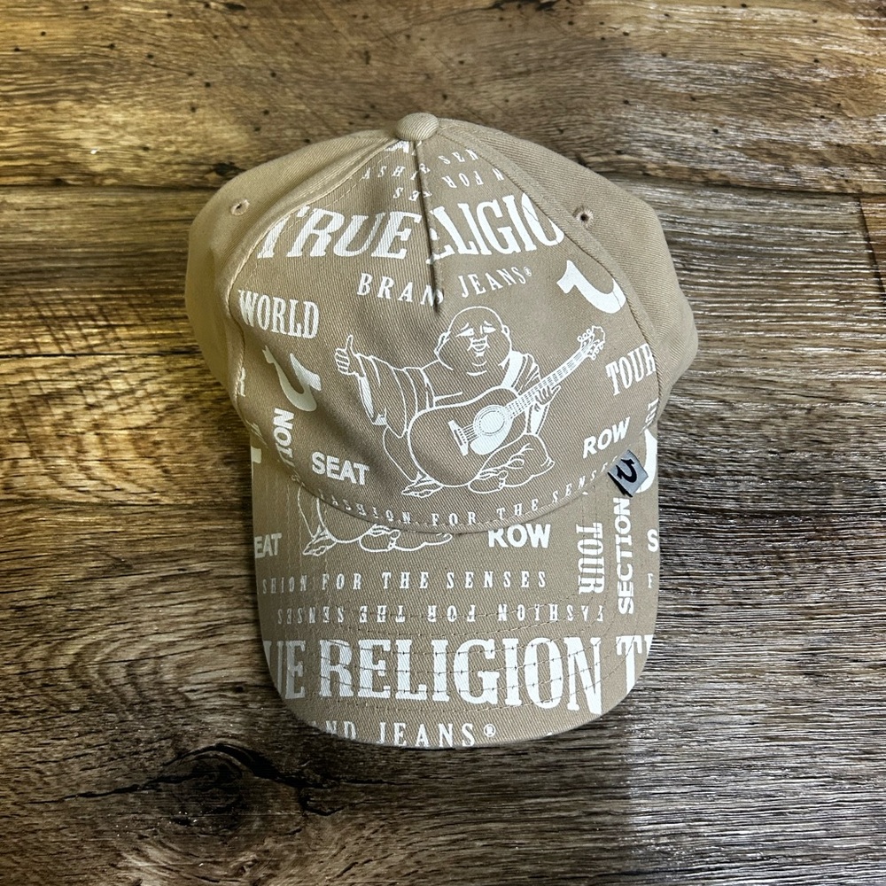 NWT True Religion Hat Cap Beige Tan UNISEX